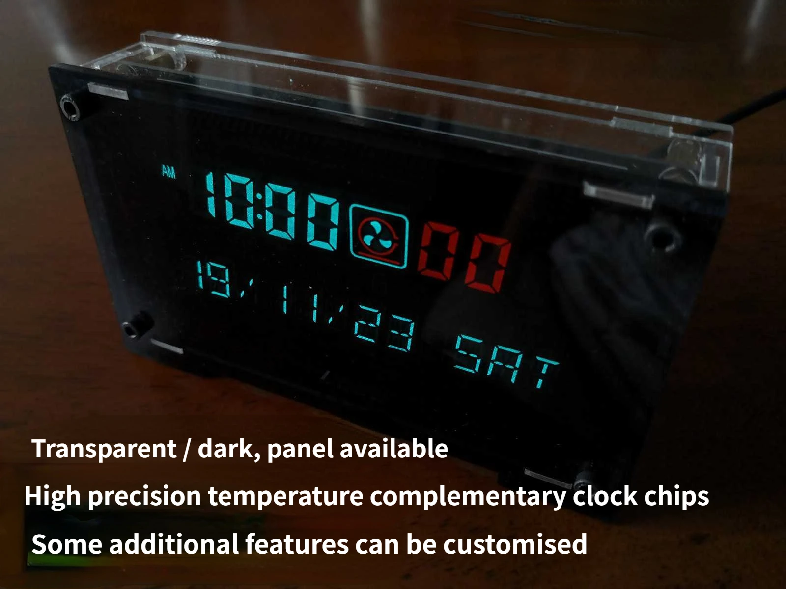 

Customized VFD Screen VFD Clock Vacuum Fluorescent Display VFD CLOCK Export VFD Clock Electronic Clock