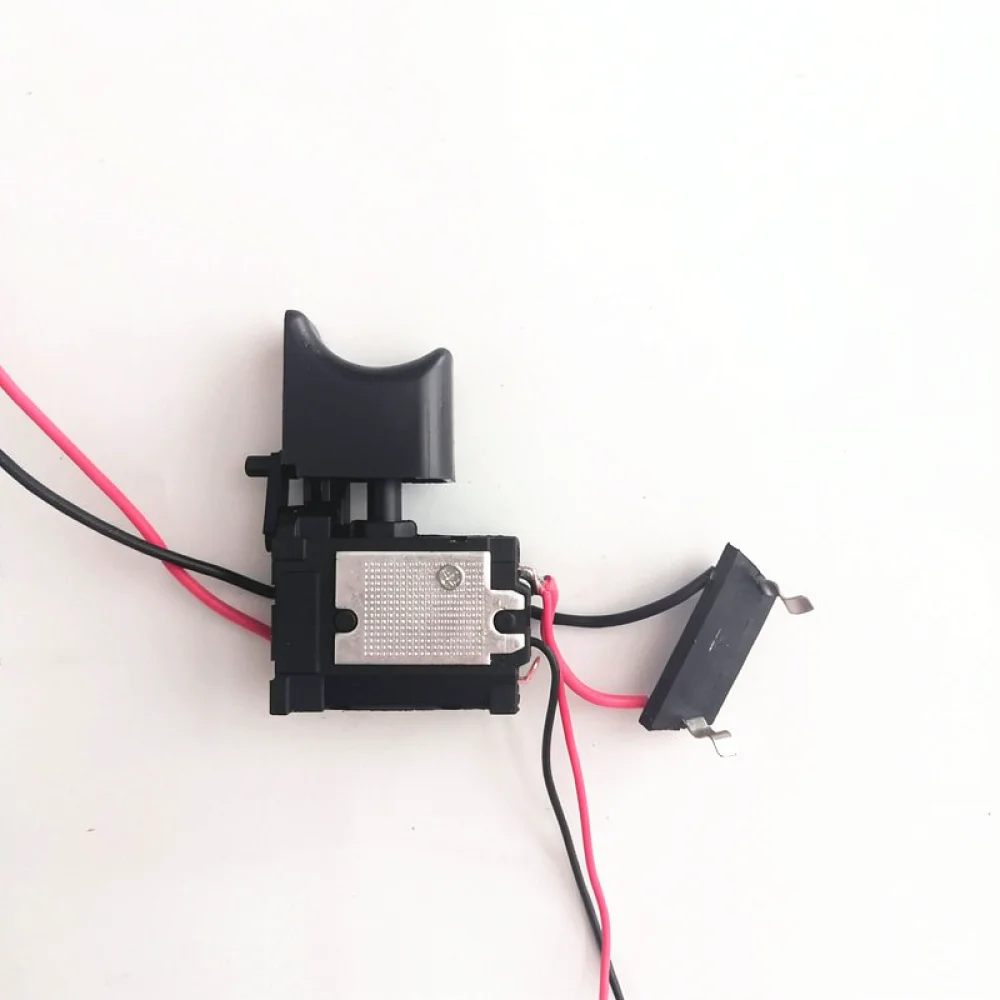 Universal 12V Cordless Drill Speed Control Switch With LED Light Port Forward Reverse Function For Repairing Tools