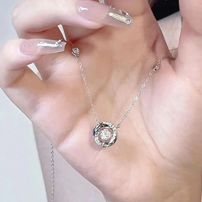 

Динамическое ожерелье M Ö Bius Heartbeat, женственный темперамент, высококачественное ощущение, цепочка на ключицу