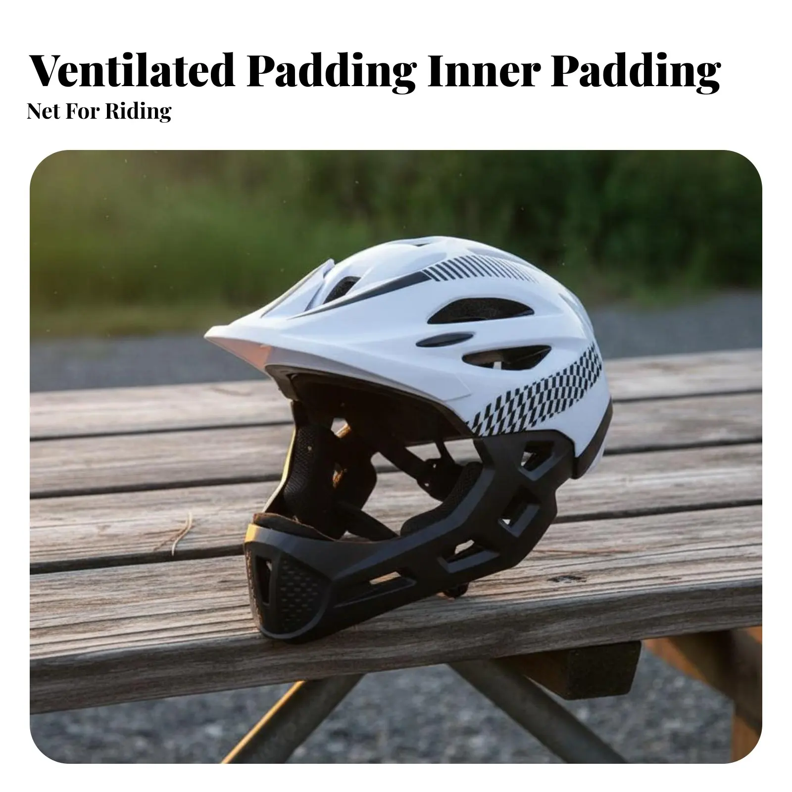 

Kids Full Face Helmet With Safety Glow Child Versatile-Sport Helmet Net Lightweight for Young Children, Balance Biking, Cycling