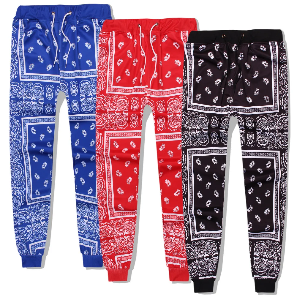 Bandana Paisley Pant Jogger Men Polyester Sweatpants Women Hiphop Punk Harajuku Trousers Spring Hip Hop Streetwear Y1A1 - view 2