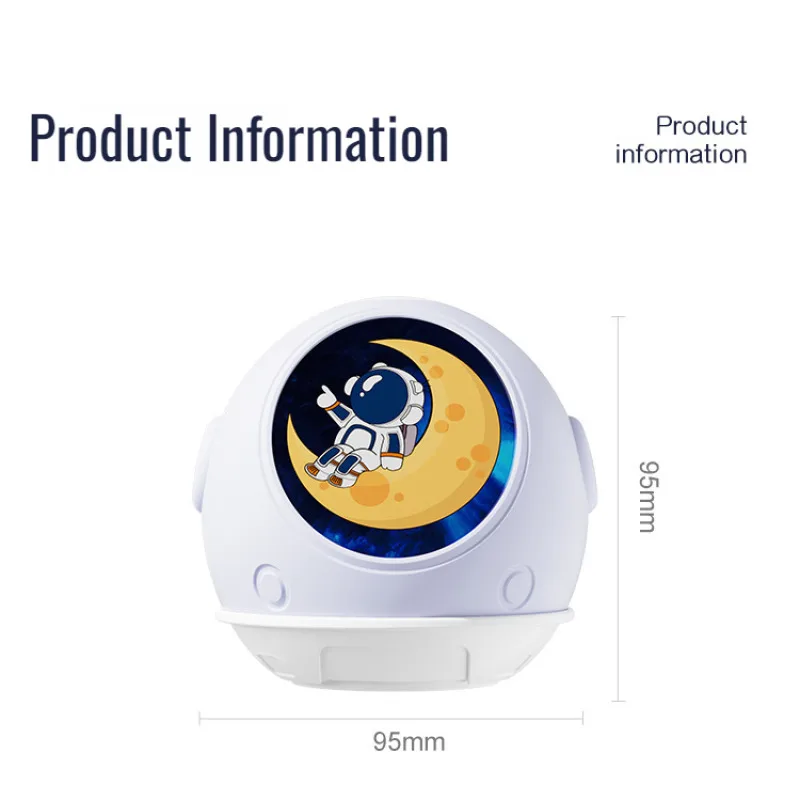 Portable Astronaut Air Humidifier With LED Lights And Essential Oil Diffuser, USB Power Supply, Suitable for Home and Office Use