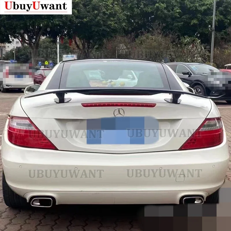 For Mercedes-Benz SLK Spoiler SLK320  R171 R172 Rear Trunk Roof Car Wing Boot Lip ABS Plastic 06-13 SLK200 SLK280 SLK300 SLK350