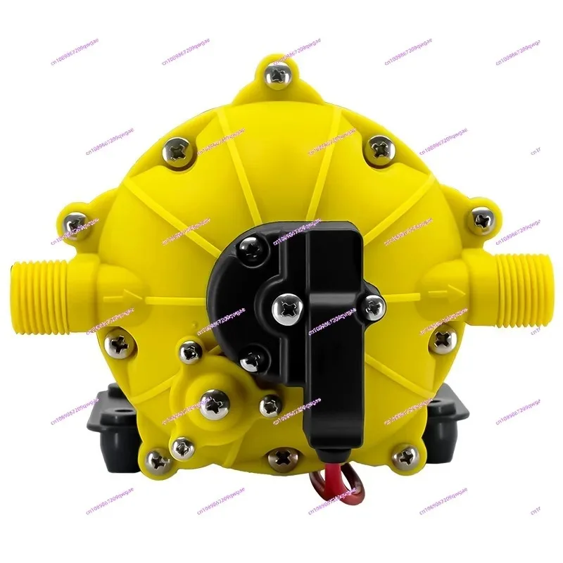 12V/24V High-Pressure Diaphragm Pump - Large Flow Booster for RV, Yacht, Agricultural Irrigation & Deck Washing