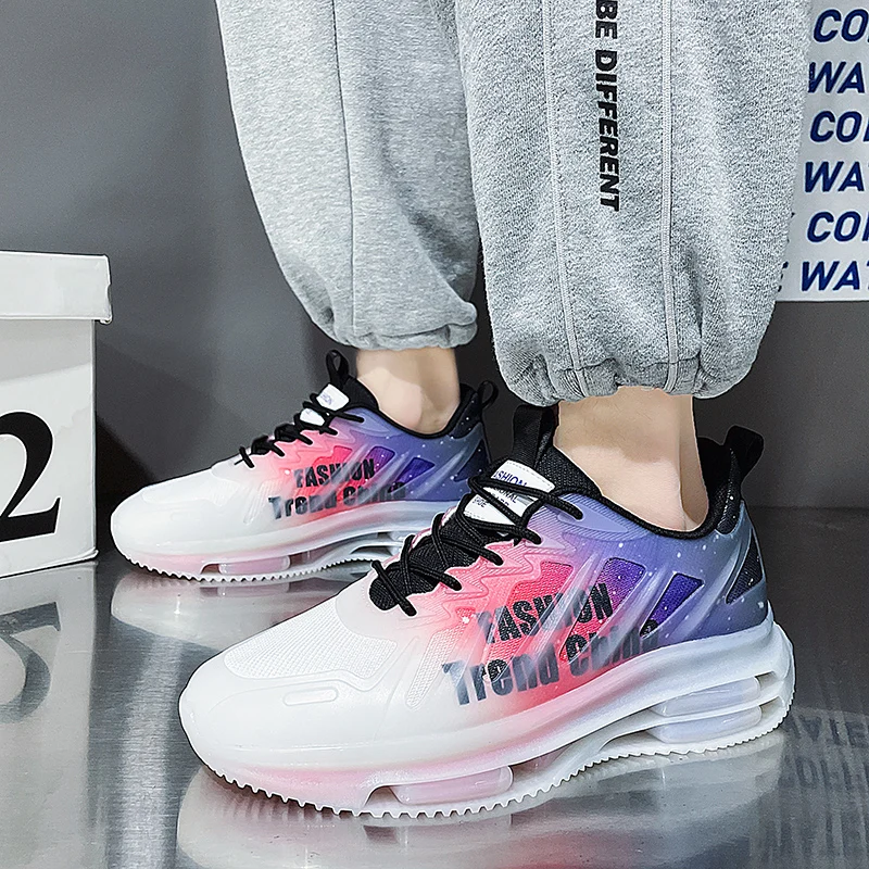 

New Men Running Shoes Breathable Outdoor Sports Shoes Lightweight Sneakers Running Shoes Comfortable Athletic Training Footwear