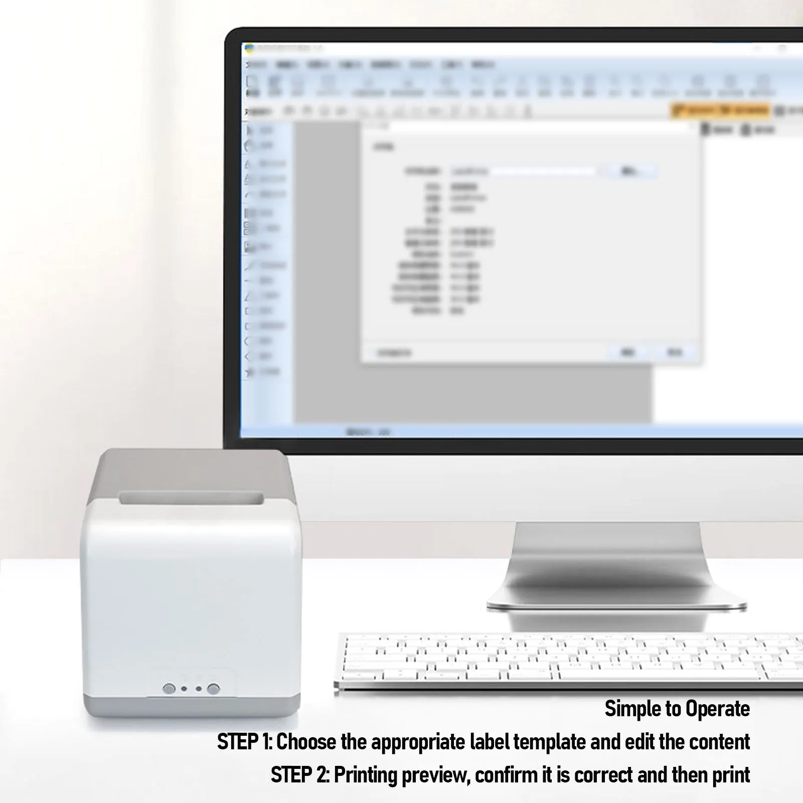 

TP401 Термопринтер USB BT Connection Line Термопечатная машина для чеков со штрих-кодом этикетки 100 мм/с