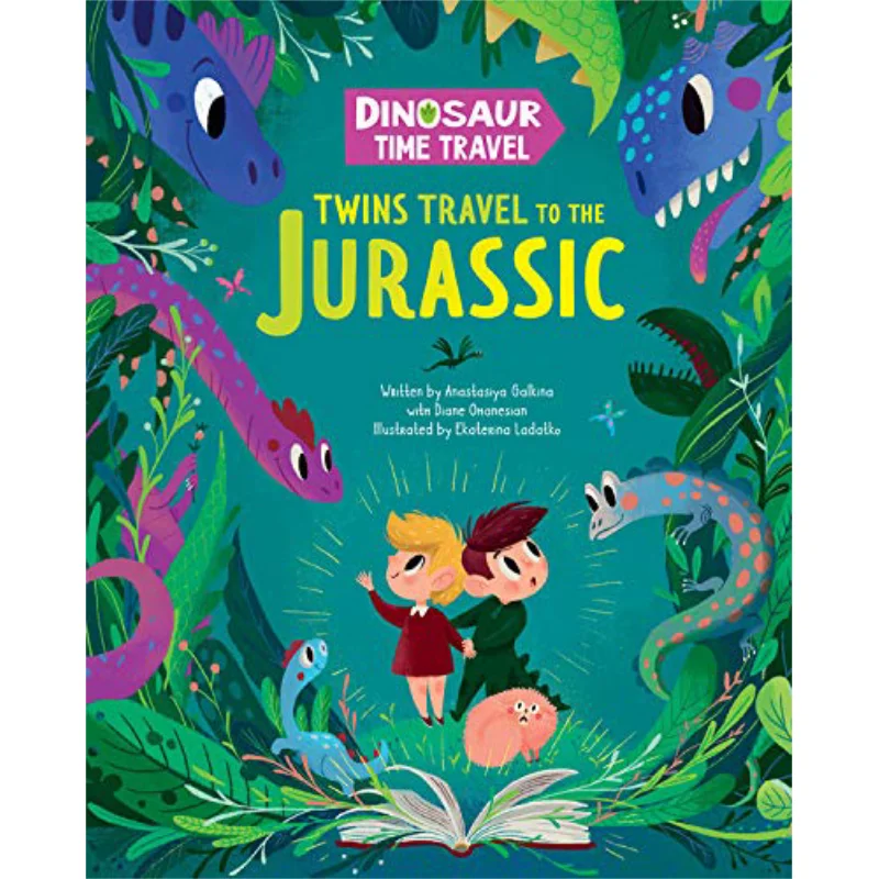 Twins Travel To The Jurassic Anastasiya Galkina Clever Publishing 9781949998245 Book