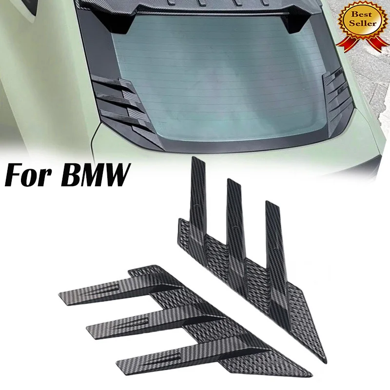 for  BMW 4 Series F32 F33 F36 G22 G23 G26 2014-2024 2025 Car rear window side spoiler windshield trim triangular louver