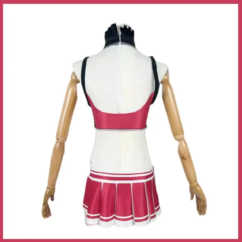 Gioco NIKKE: La Dea della Vittoria Amanda Bay Costume Cosplay Cheerleader Outfit Top Gonna Parrucca Donna Vestito di Carnevale Sexy if;3