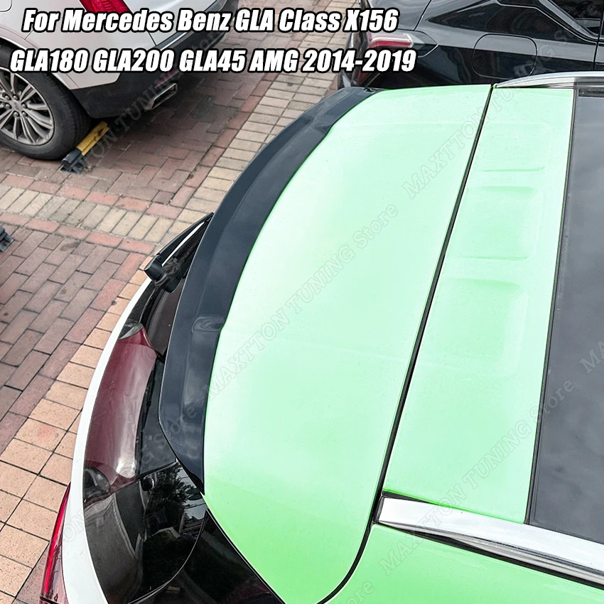 

For Mercedes Benz GLA Class X156 GLA180 GLA200 GLA45 AMG Car Rear Trunk Roof Spoiler Wing Body Kits 2014-2019 Accessories