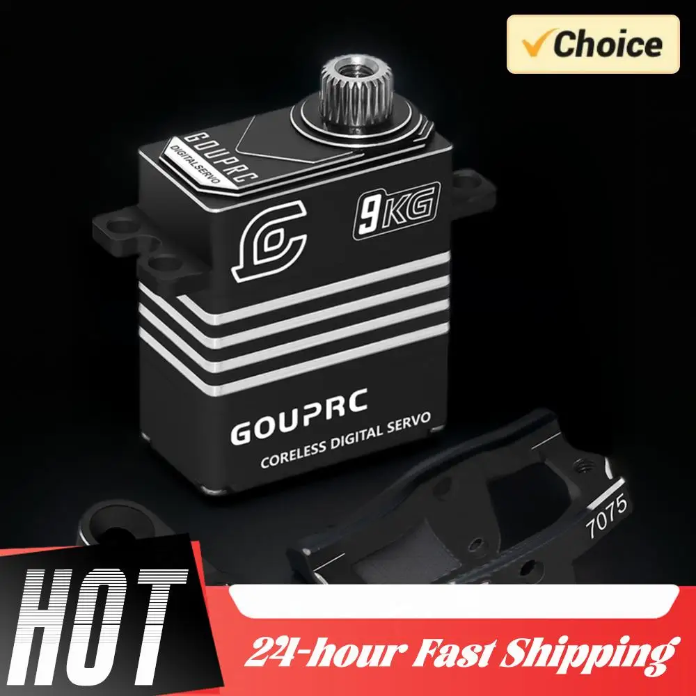 

9KG RC Digital Micro Servo with Mount Bracket and Arm Mini Servo Coreless Motor Servo for TRX4M Servo 1/18 RC Car Upgrade Parts