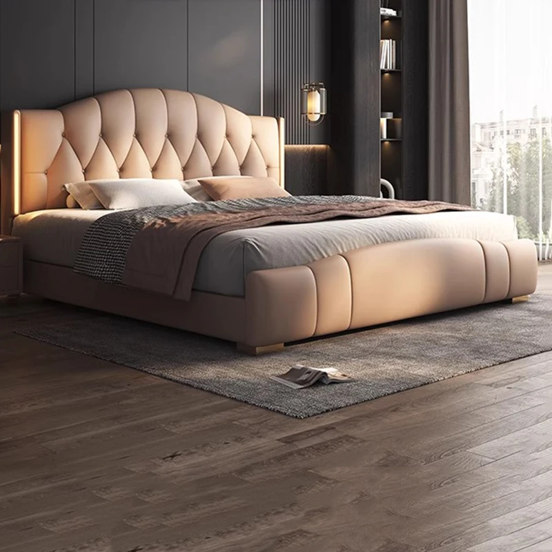 

Service Queen Bed Double Luxury Modern Design Safe Sleeping Massage Bed Wooden Simple Princess Hospital Muebles Hotel Furniture