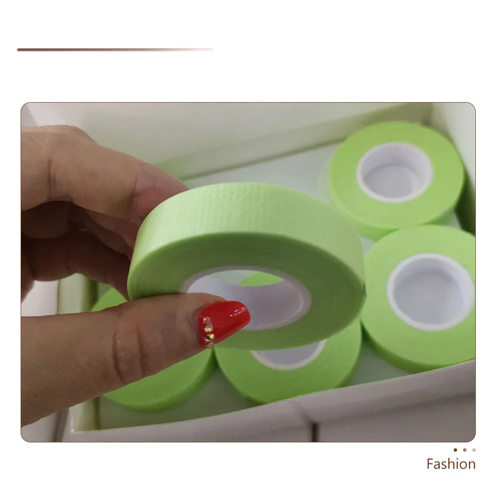 

8 Rolls Eyelash Isolation Patches Cotton Stalk Material Smooth Breathable for Lash Extension Grafting Tapes Adhesive Fabric Tape