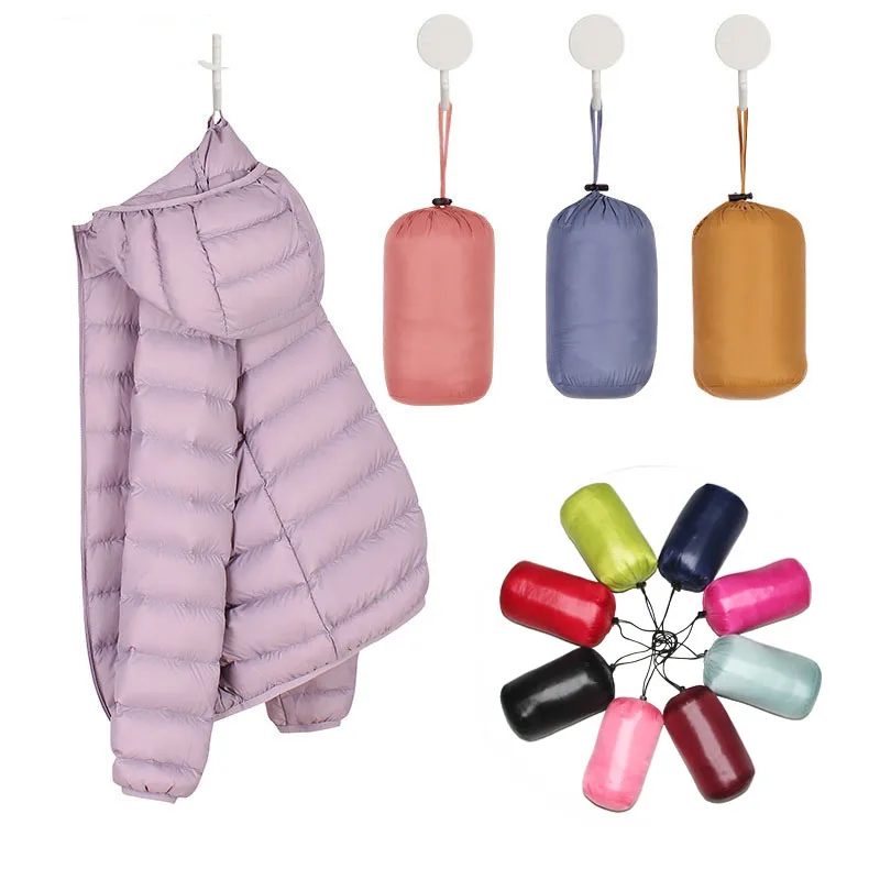 خريف شتاء جديد أزياء المرأة مقنعين قصيرة السترات المنتفخة الإناث الأبيض بطة أسفل الكورية سليم صالح معطف #1