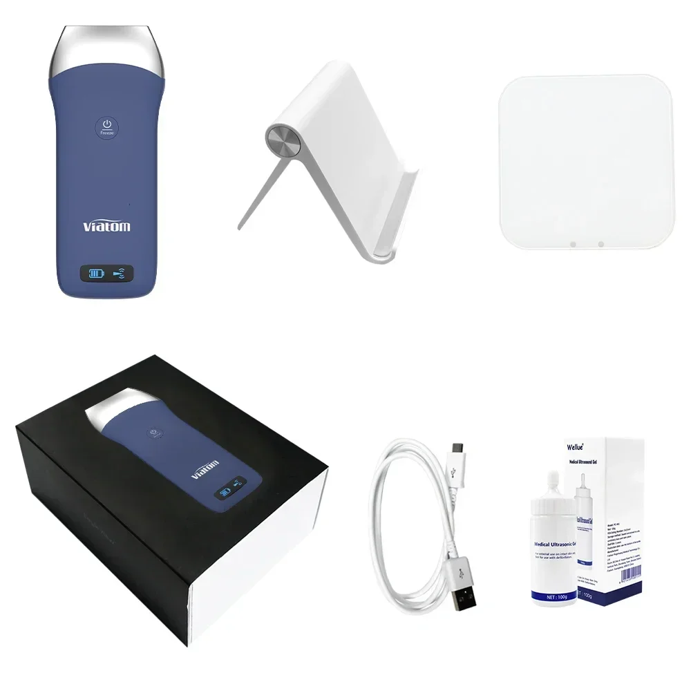 

Viatom 128 Elements Linear Probe 7.5/10mhz Wireless Handheld Scanner Working With Phone
