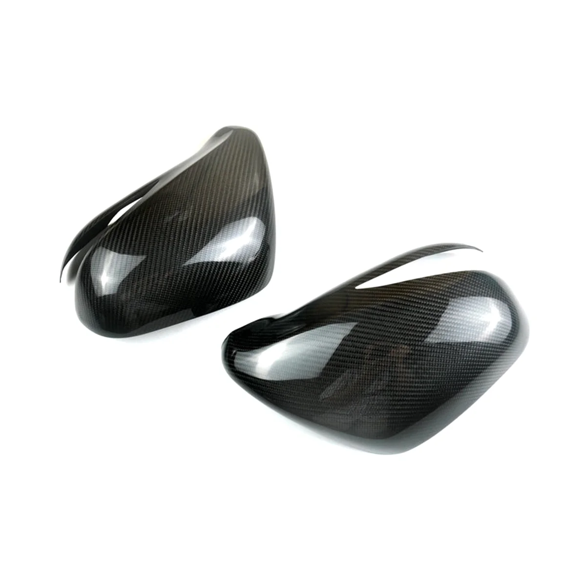 

For IS250 IS300 IS350 2006-2012 Real Carbon Fiber Side Rear View Mirror Cover Trim with Lighted Style