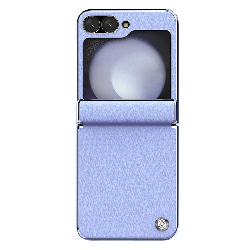 Casing untuk Samsung Z Flip 7 FE/6, NILLKIN CamShield Flip, Desain Bingkai Metalik, Ultra Ramping 0.8Mm, Perlindungan Magnetik Seluruh Bodi