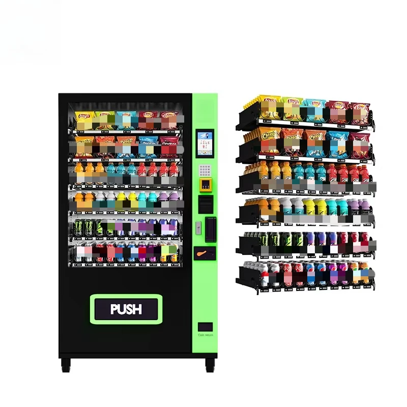 Commercial Smart Snack Vending Machine Touch Screen Retail Automation Equipment Beverage Dispenser