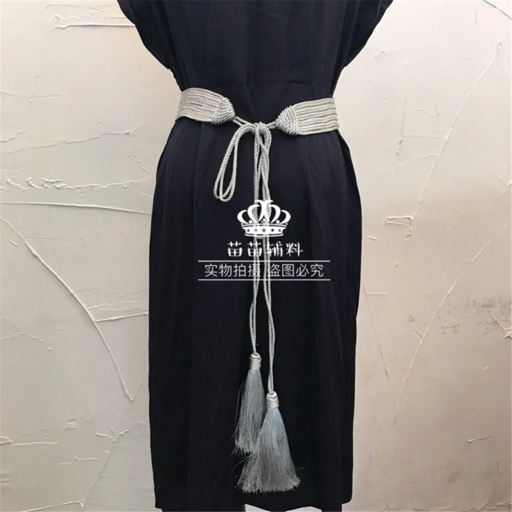 

silver gold Handmade lace hand-woven ribbon golden belt, military uniforms, dresses, dance clothes, decorative buckles