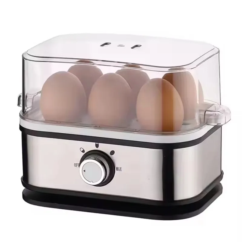 

Convenient Small Quality Kitchen Appliances 1-2 Layer Holders Electric Automatic Egg Boiler Electric Boiling Egg Steamer