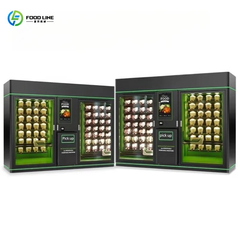 Egg Fresh Cake Fruit and Salad Automatic Vending Machine Farm Egg Vending Machine Self-Service Multiple Payment Customized