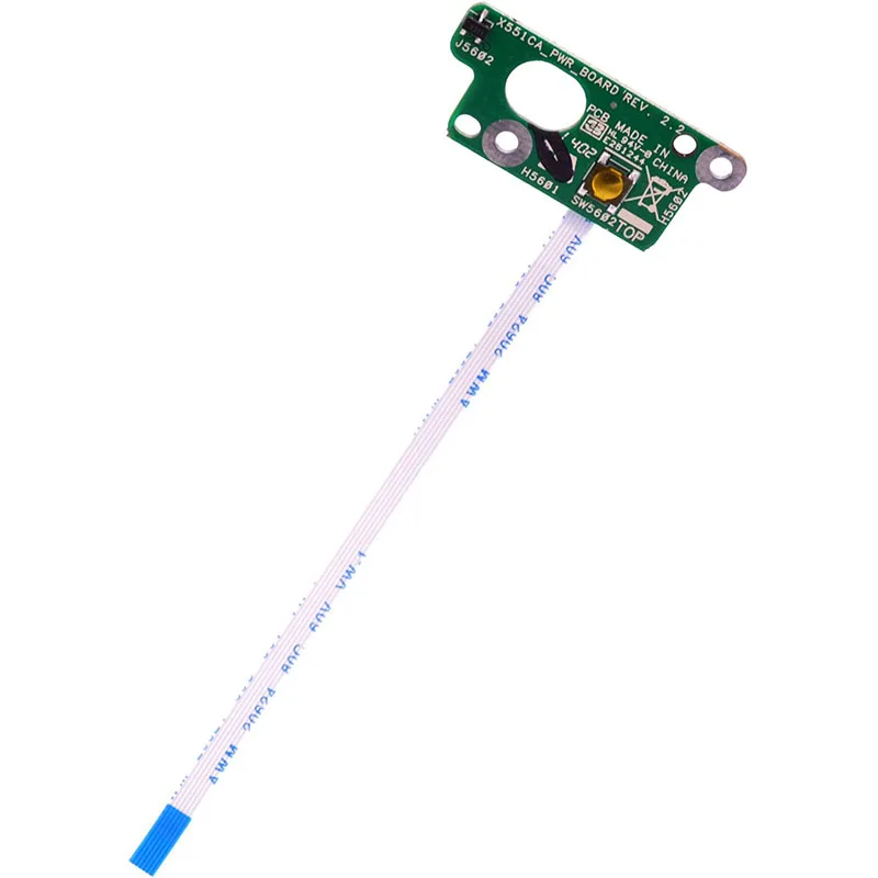 ON Off Power Button Switch Board w/Cable for Asus X551 X551C X551CA X551M X551MA X551MAV F551 F551M F551MA 35XJCP80000 60NB0340