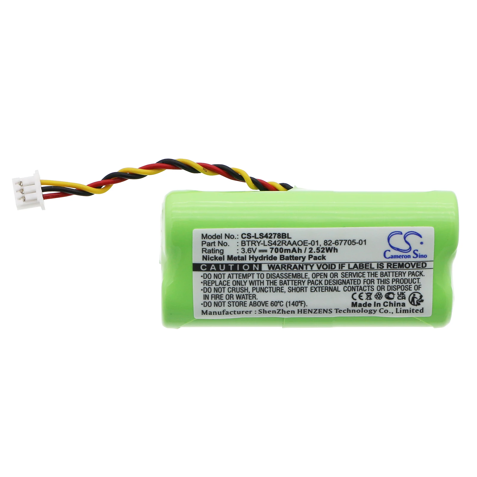 Cameron Sino BTRY-LS42RAAOE-01 Battery for Symbol LS4278 DS6878 DS5878 LI4278 Barcode Scanner Replacement Battery