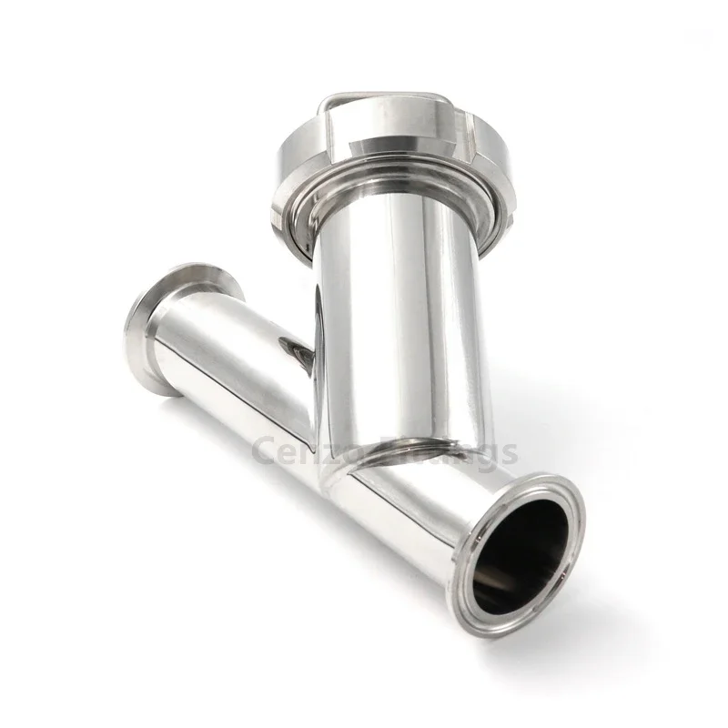 

Y Type Filter Strainer 1" 1.5" 2" Sanitary Stainless Steel SS304 Tri Clamp 50.5 64MM 100 Mesh Homebrew Pipe Fittings