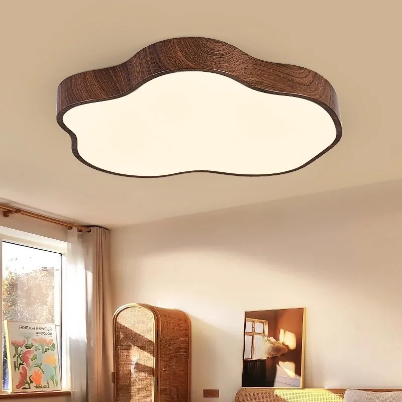 Modern design AC silent wind ceiling study master bedroom walnut living room