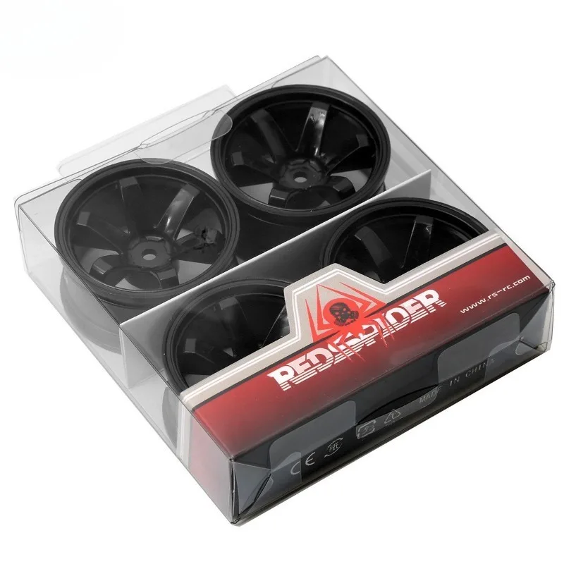 4 Stück 52 mm 1/10 RC On-Road Drift Racing Car Kunststofffelge Radnaben für Tamiya XV02 Kyosho HSP HPI Sakura Trxs