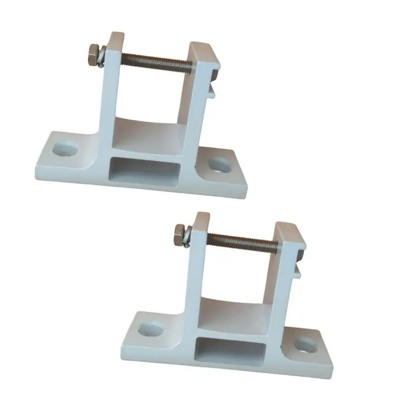 ABAE-For Garden For Porch Sunshade Support 2 Pieces Awning Canopy Bracket Wall Mounting Fittings For 40X40mm Square Tubing