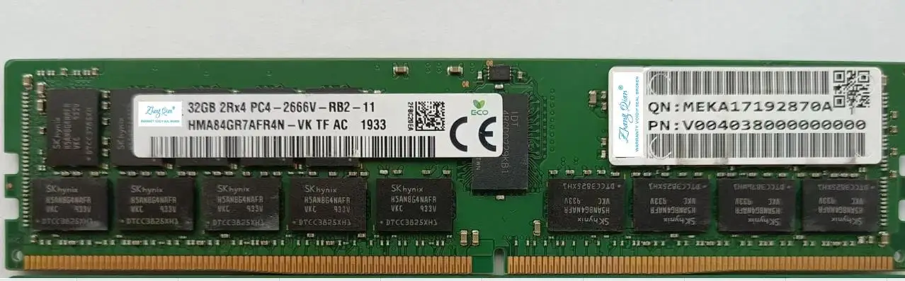 

Для 32G DDR4 2666 ECC REG 32GB PC4-2666V RDIMM