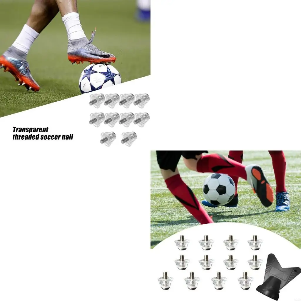 12 pcs sepak bola boot paku aluminium sepatu sepak bola penggantian sepatu boot sepak bola aksesoris sepatu sepak bola a70d