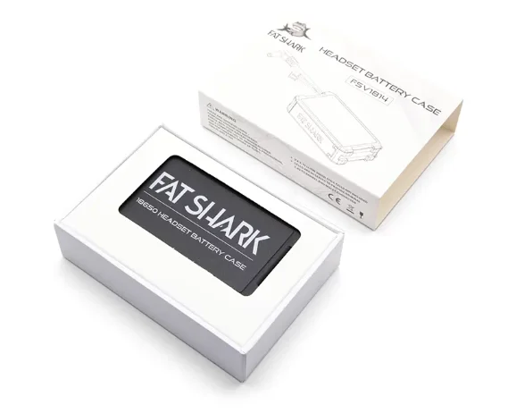 7.4V 18650 Li-ion Cell Battery Case For Fatshark Dominator HDO FPV GogglesVideo Headset without Battery RC Racing