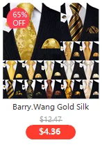 Barry.Wang Neuheit Seide Männer Krawatte Taschentuch Manschettenknöpfe Set Jacquard Tier Dinosaurier Fledermaus Gravat Krawatte Für Männliche Hochzeit Business – Detail 14
