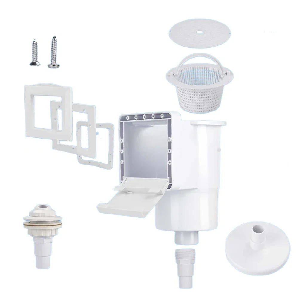 Pool Skimmer Kit for Above Ground Pools Featuring Full Set of Components and Resistant Plastic for Long Term Use view 3