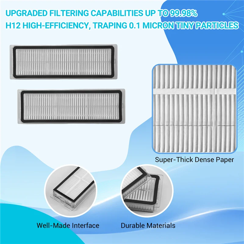 ABRG-запасные части для Xiaomi Mijia 1C, робот-пылесос для подметания и мытья полов, основные щетки, фильтры, боковая щетка