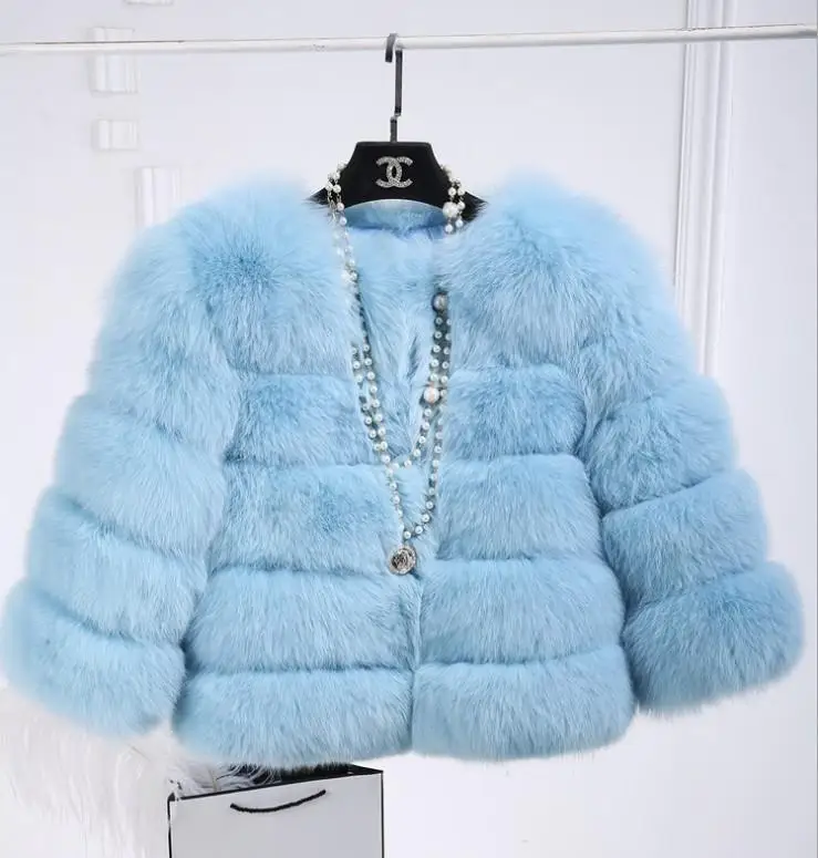 Plus Size 4XL Faux Fur Coat Women 2022 Winter High Quality Thicken Warm Jackets Woman Long Sleeve Cropped Fur Coats Lady-xin