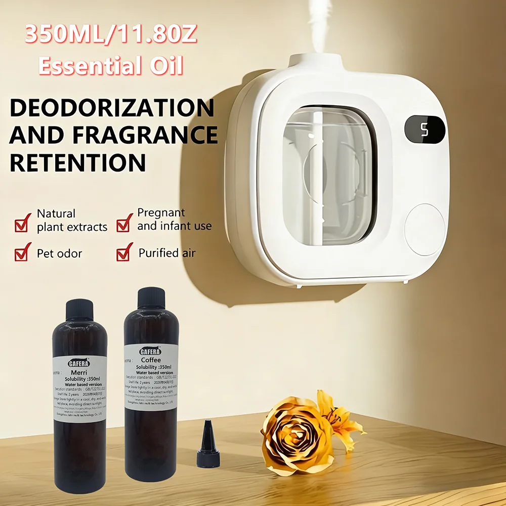 GAFERA 350Ml Coffee Fragrance Supplement, Water Soluble Supplement - For Hotels & Home - Humidifier, Fragrance, Spray, Diffuser