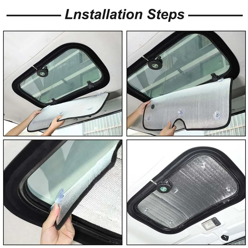 

For 2004-2018 Land Rover Defender sunroof sunshade, roof sun protection mat, thermal curtain, car protective accessories