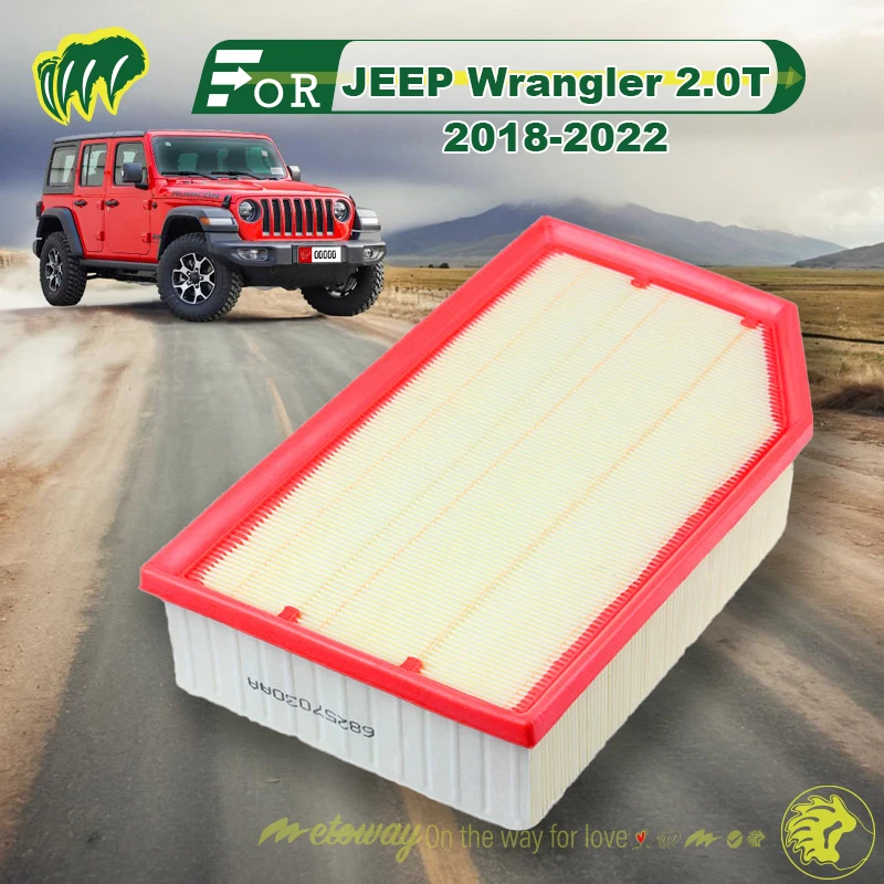 

For JEEP Wrangler 2.0T 2018-2022 Car Cabin Air Filter Auto Climate Control Gases Replace Accessories Replacement Filter