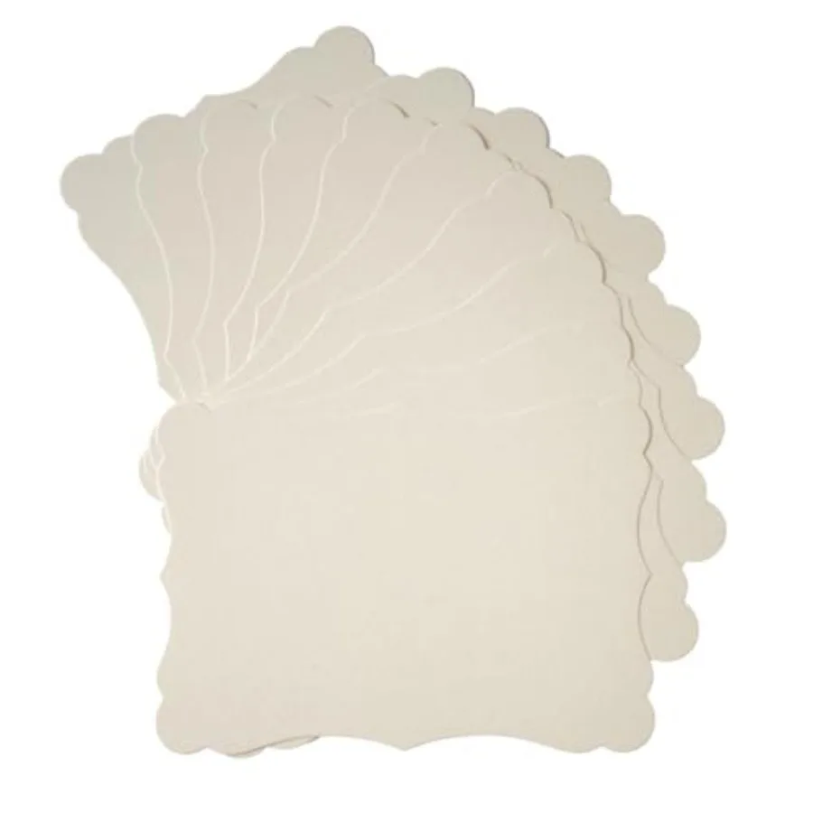 50 Pack Shiny Blank Cardstock Greeting Cards, for DIY Crafts, Invitations and More