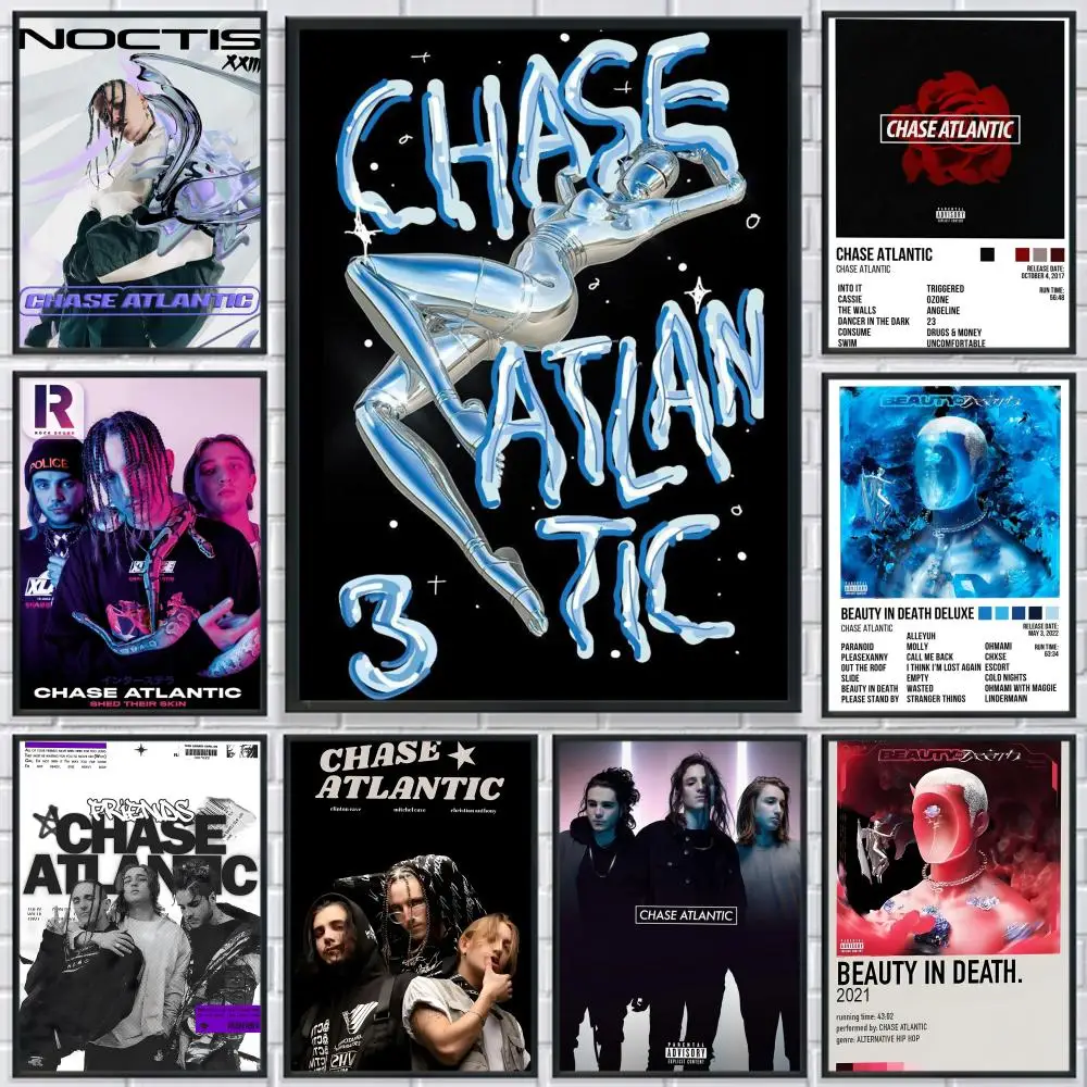 

C-Chase Atlantic Rock Band Poster HD Print Personalized Canvas Wall Mural Art Poster Photos for Living Room Home Decor Durable