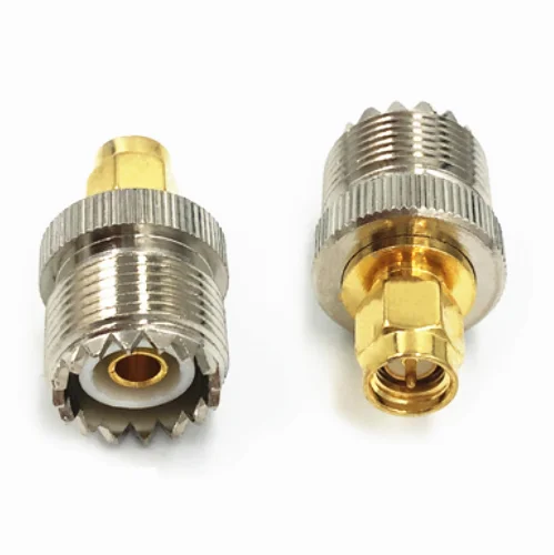 1pcs UHF-SMA Adpater  SMA to UHF PL259 SO239 Male plug & Female jack RF Coaxial Adapter connectors