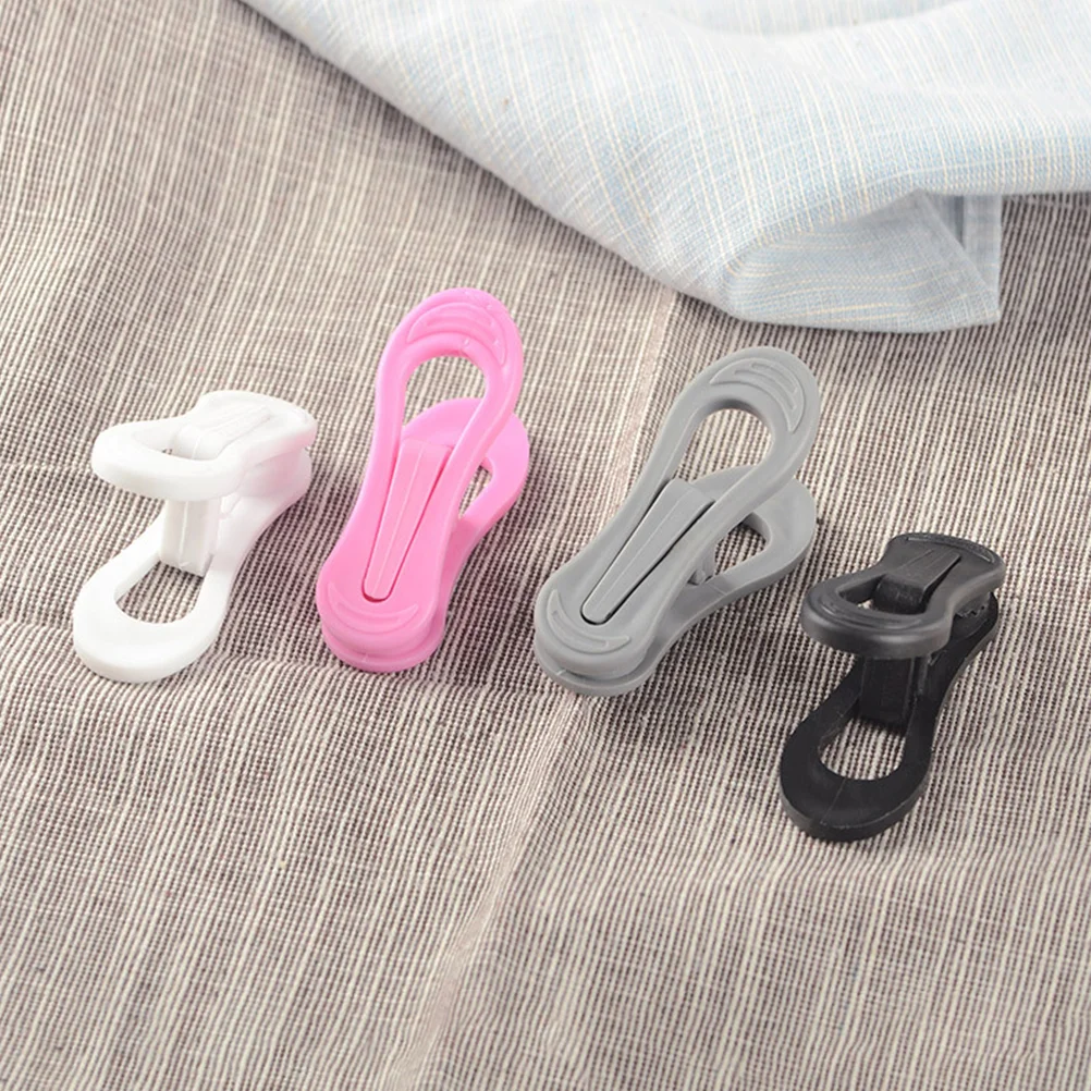 

25 Pcs Quilt Clip Clothes Clips for Drying Clothesline Clothespins Coat Hangers