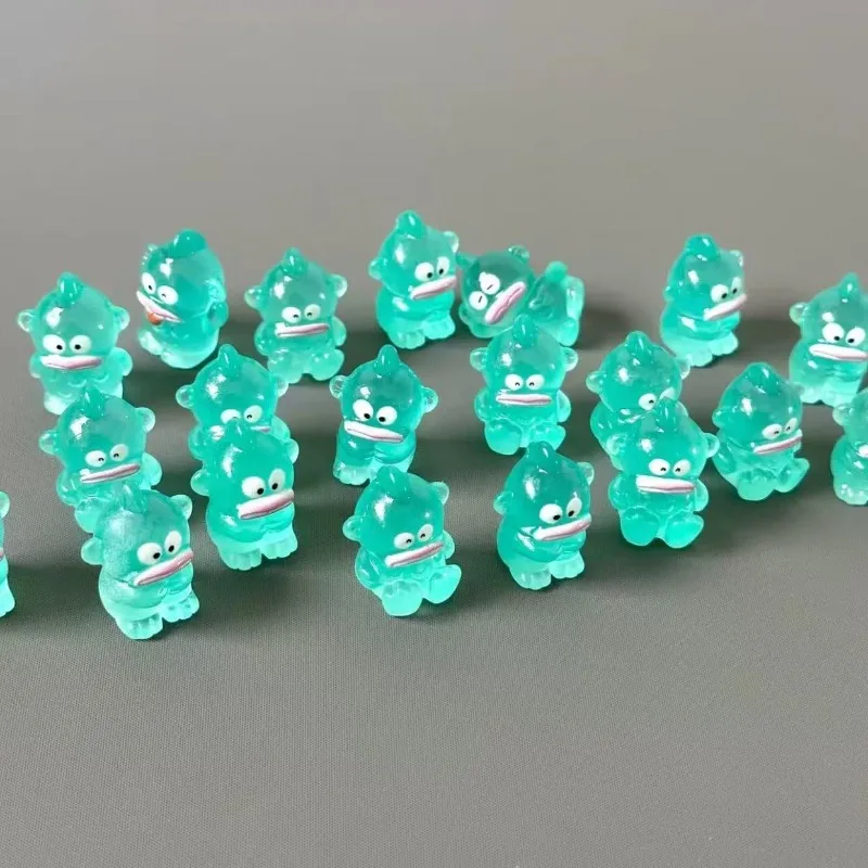 

5pcs Hangyodon Anime Kawaii Sanrio Ins Fashion Baby Luminous Mirror Phone Case Diy Pendant Cute Keychain Decoration Gifts Toys