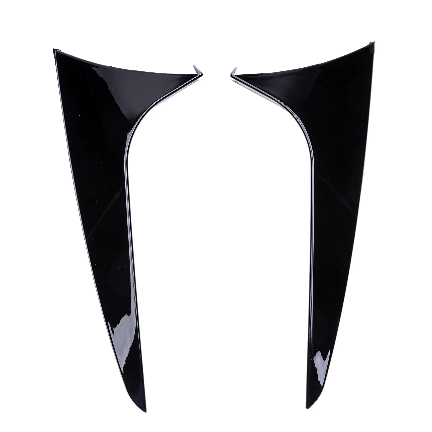 Car Rear Window Side Spoiler Trim for -BMW 3 Series F31 Touring Wagon 2012-2018 Side Wing Roof Stickers Cover Black