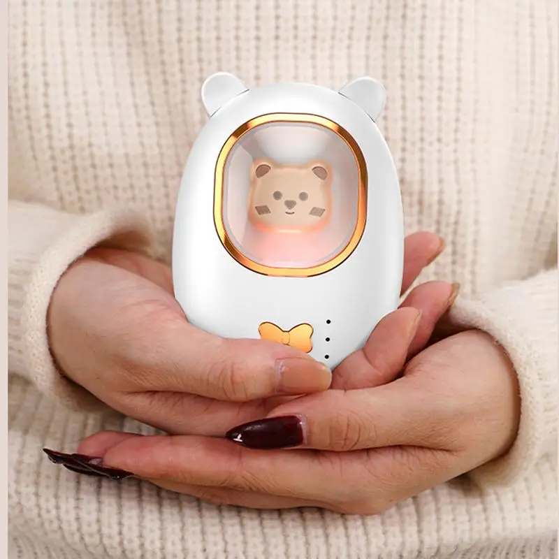 

Portable Hand Warmer Cute Little Elk Battery Hand Warmer Pocket Size Super Long Lasting 3 Heat Levels Hand Warmers Rechargeable