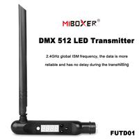 MiBoxer FUTD01 2.4GHz Wireless ISM Sgnal 3pin XLR Transmitter DMX512 Receiver Adapter for Disco LED Stage PAR Effect Lights