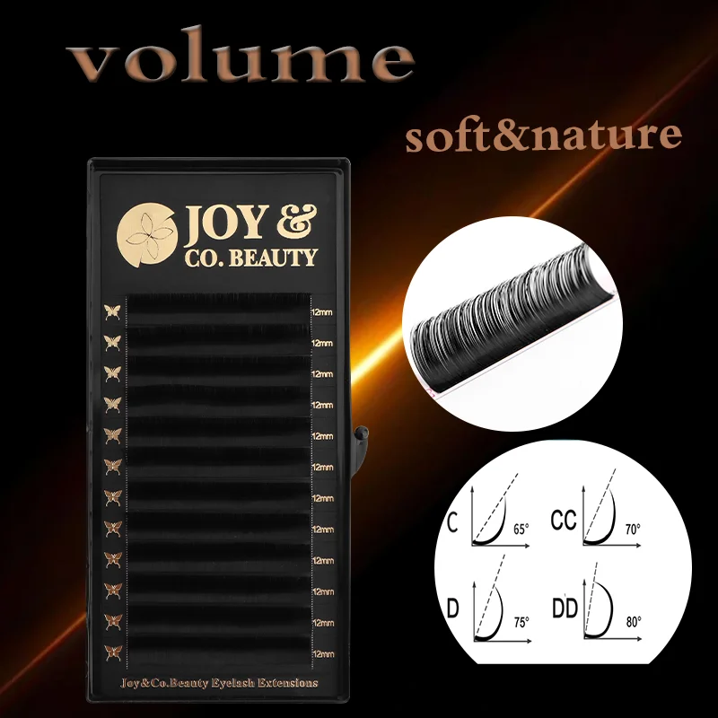Joy&co Customized Roll  Natural Looking Eyelash Extensions Soft And Gentle on Your Eyes Long Lasting Volume for a Flawless